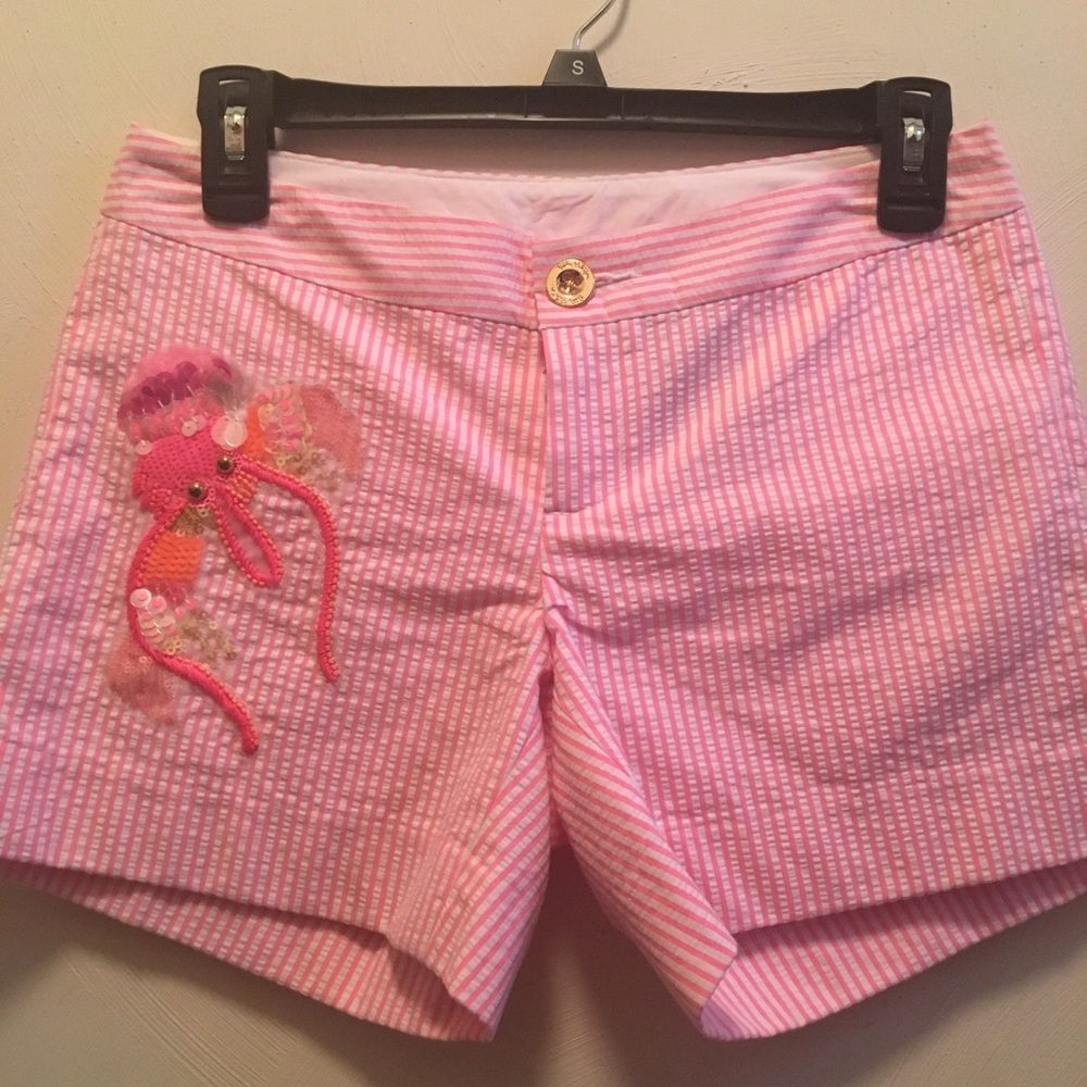 Lilly Pulitzer Callahan Party Short Pink Cosmo
